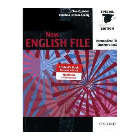 New English File Intermediate Plus students book + worbook c/k+ cd rom/audio