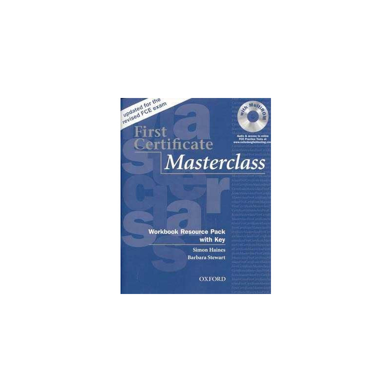 First Certificate Masterclass B2 ejercicios c/k + cd rom/audio ed.08