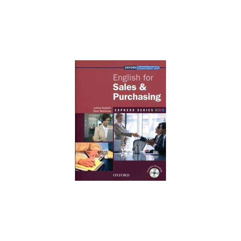 Professions : English for Sales and Purchasing + cd rom/audio