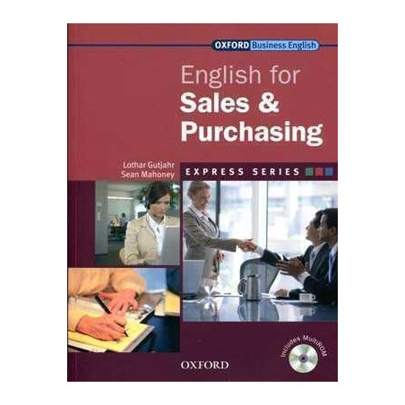 Professions : English for Sales and Purchasing + cd rom/audio