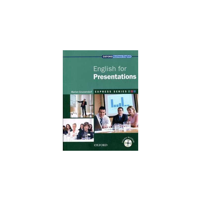 English for Presentations alumno + cd rom/audio