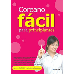 Coreano facil para principiantes + mp3 + cuadernillo frases