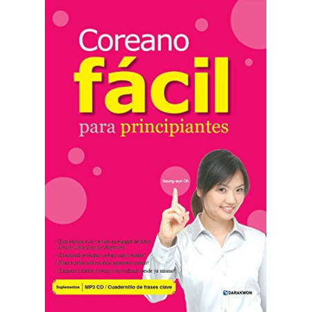 Coreano facil para principiantes + mp3 + cuadernillo frases