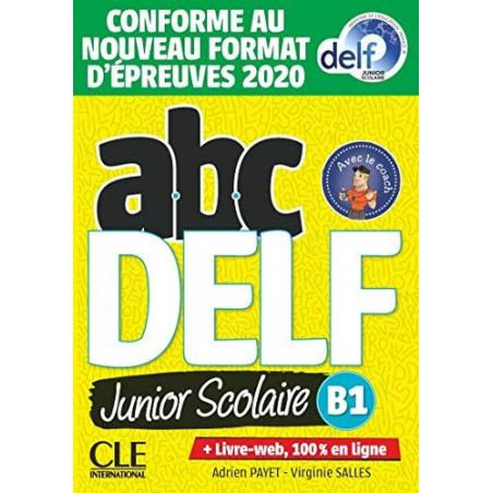 ABC Delf B1 Junior Scolaire + Dvd audio / video + web