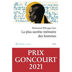 La plus secrète mémoire des hommes Goncourt 2021