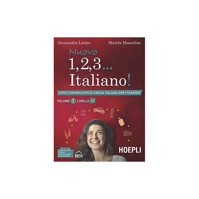 Nuovo 1 , 2 ,3 Italiano 1 A1 Libro+ebook+ audio+ guida online