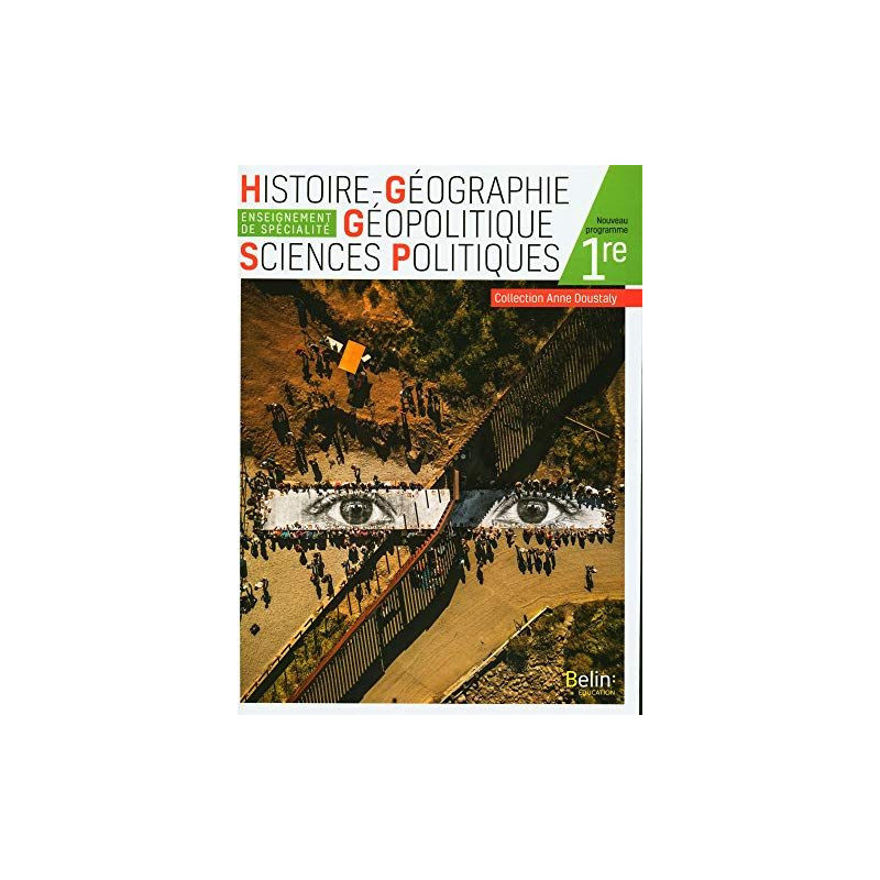 Histoire-Géographie Géopolitique Sciences Politiques 1re especialidad