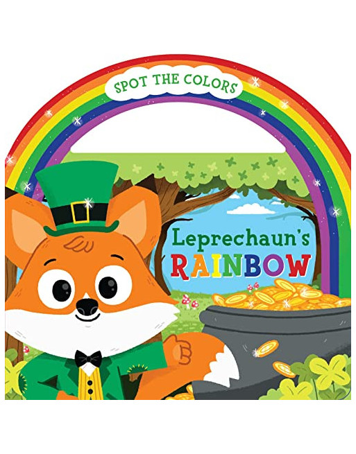 Leprechaun's Rainbow Board Book with Handle