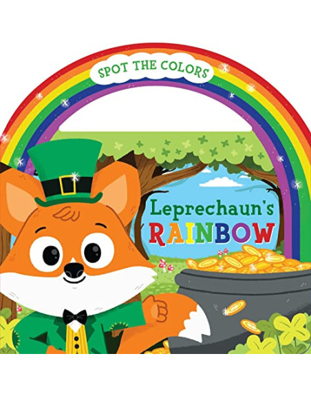 Leprechaun's Rainbow Board Book with Handle