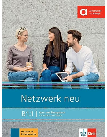 Netzwerk Neu B1.1 Kursbuch / Arbeisbuch + audio+ video