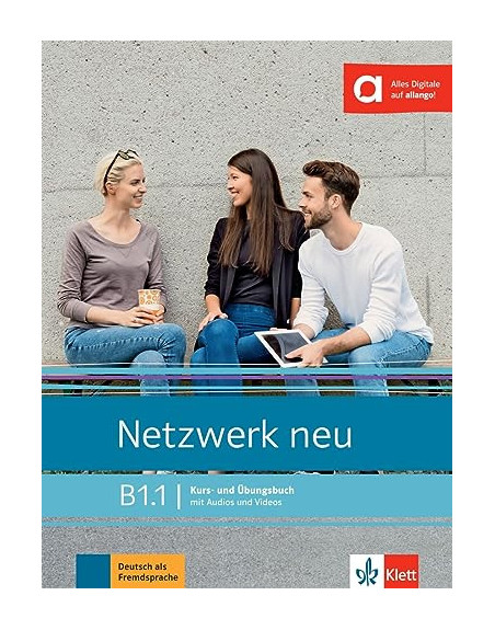 Netzwerk Neu B1.1 Kursbuch / Arbeisbuch + audio+ video