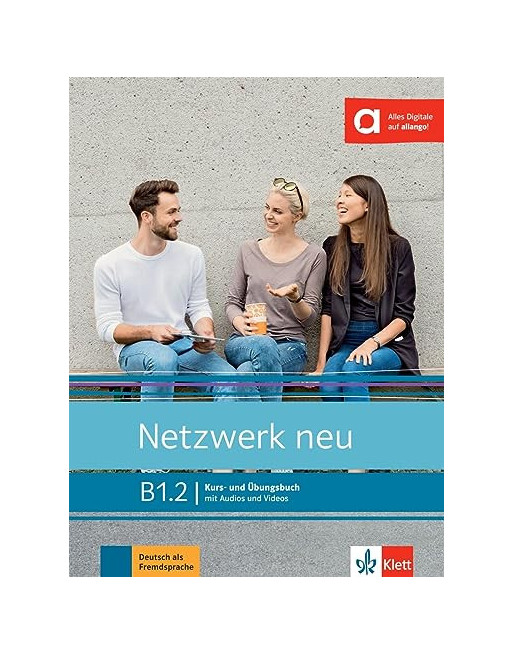 Netzwerk Neu B1.2 Kursbuch + Arbeisbuch + audio+ video