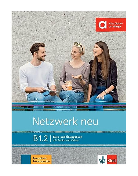 Netzwerk Neu B1.2 Kursbuch + Arbeisbuch + audio+ video