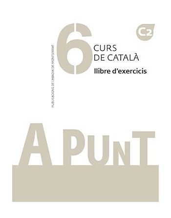 A Punt Curs de català. Llibre d'exercicis, 6