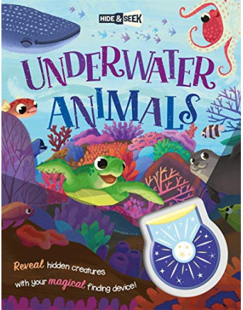 Underwater animals hide and seek