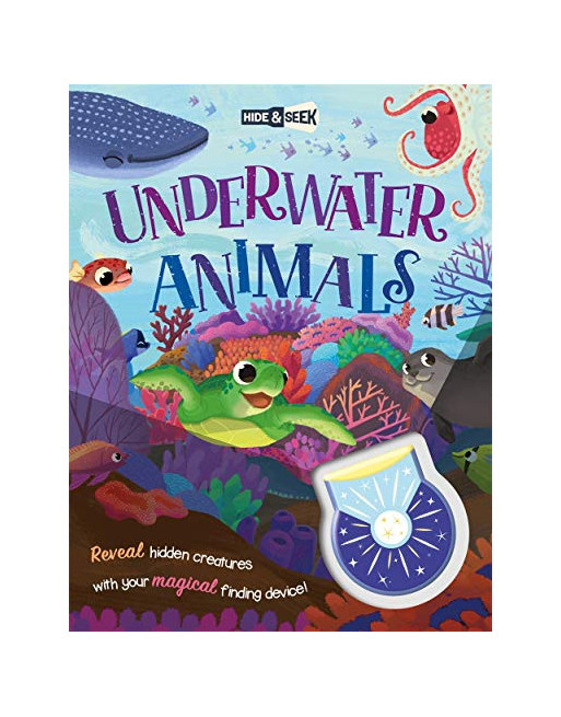 Underwater animals hide and seek