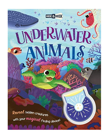 Underwater animals hide and seek