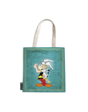 Asterix y Obelix tote bag azul