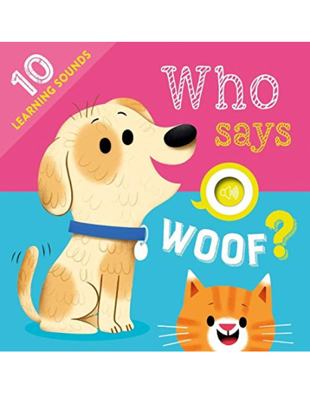 Who says woof?