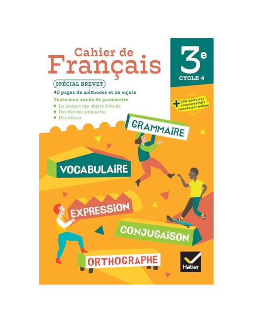 Cahier de Francais 3e ED. 2024