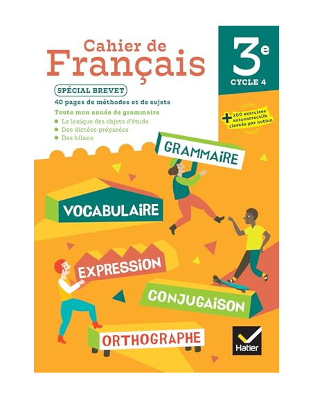 Cahier de Francais 3e ED. 2024