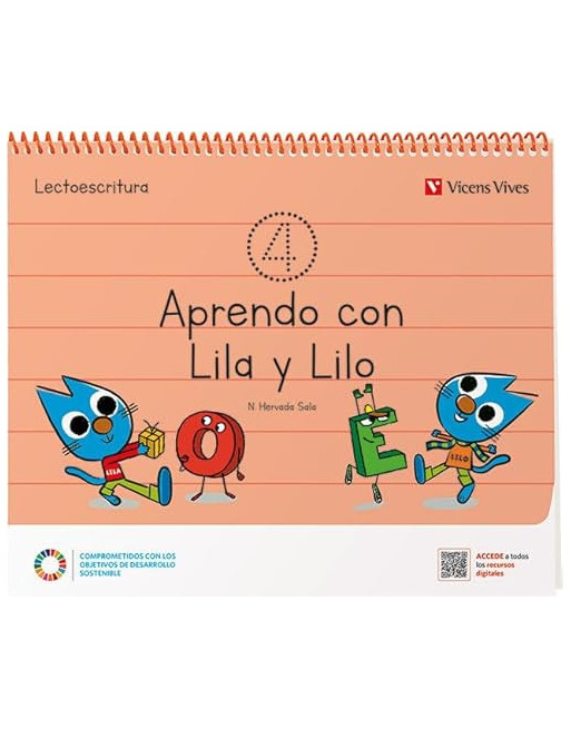 Aprendo con Lila y Lilo. Cuaderno 4