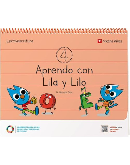 Aprendo con Lila y Lilo. Cuaderno 4