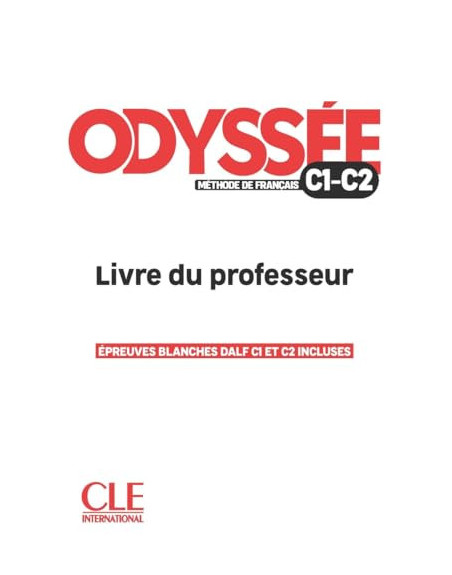 Methode de francais Odyssee c1- c2