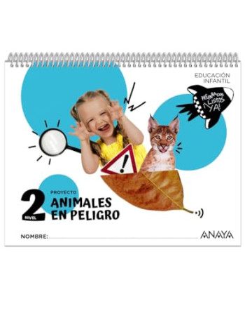 Animales en peligro, nivel 2, 4 años educación infantil