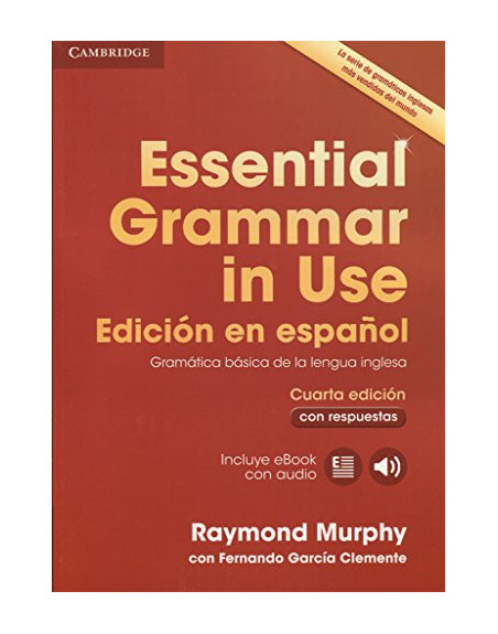Essential Grammar in Use  Spanish edition c/k 4ed + ebook c/ audio