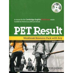 PET Result B1 worbook resource pack w/k + Cd-rom