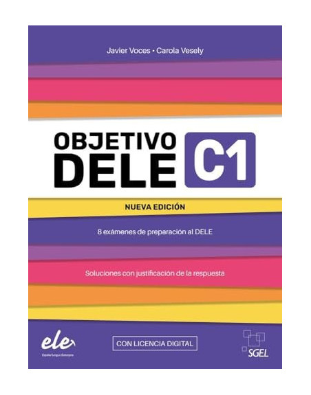 Objetico DELE C1 8 examenes+ soluciones + web '25