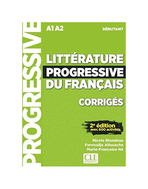 Litterature Progressive Debutant corrige 2 ed