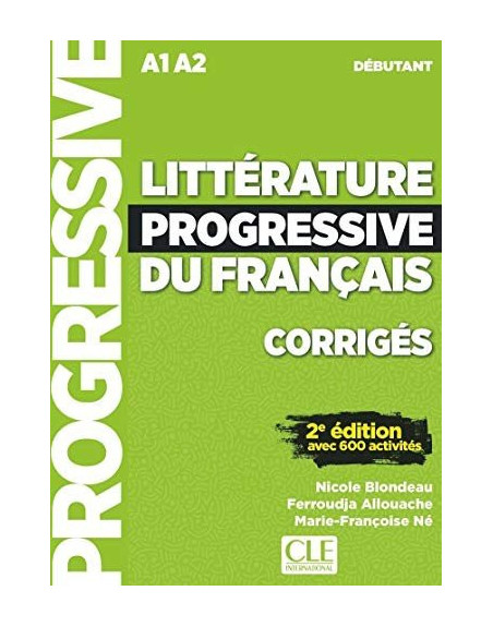 Litterature Progressive Debutant corrige 2 ed