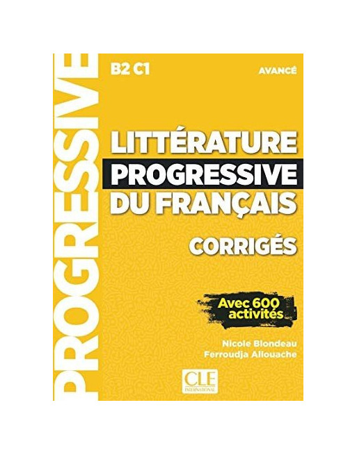 Litterature Progressive B1/B2 Avance Corrige