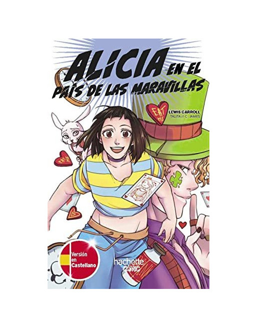 Alicia en el País de las Maravillas ed. bilingüe castellano-inglés Manga