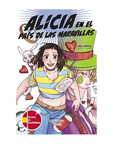 Alicia en el País de las Maravillas ed. bilingüe castellano-inglés Manga