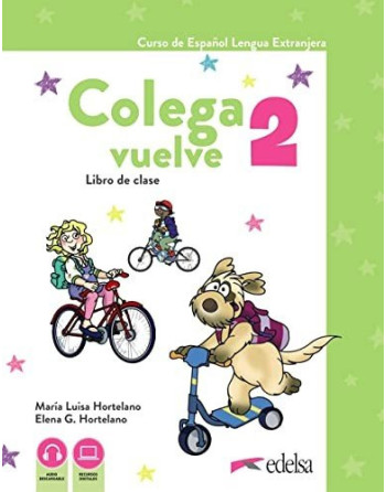 Colega vuelve 2 libro de clase+cuaderno de ejercicios+carpeta de láminas