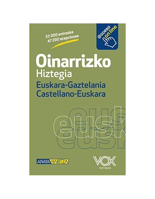Diccionario Hiztegia Euskara-Gaztelania  Castellano-Euskera