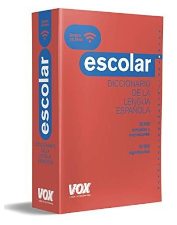 Diccionario Escolar de la Lengua española + acceso web