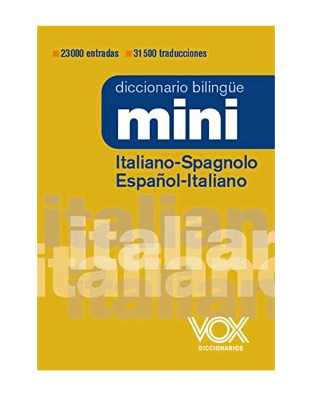 Diccionario Mini Italiano-Spagnolo / Español-Italiano