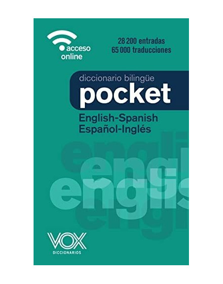 Diccionario pocket English-Spanish, español-inglés