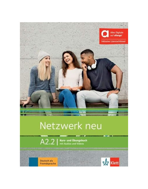 Netzwerk neu A2.2 Kurs + ubungsbuch + audio + licencia digital