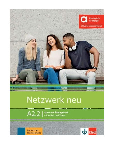 Netzwerk neu A2.2 Kurs + ubungsbuch + audio + licencia digital