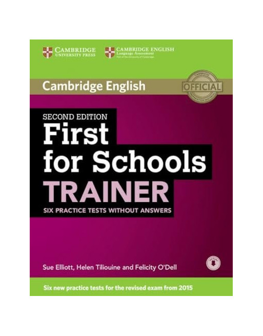 First Certificate for Schools Trainer 2015 S/K + audio Downloadable