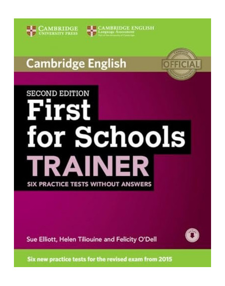 First Certificate for Schools Trainer 2015 S/K + audio Downloadable