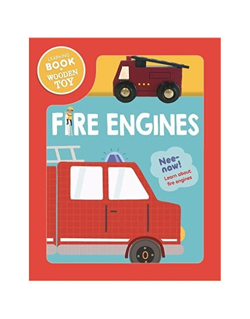 Fire Engines Wooden vehicle set
