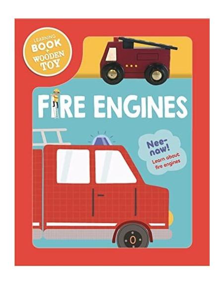 Fire Engines Wooden vehicle set