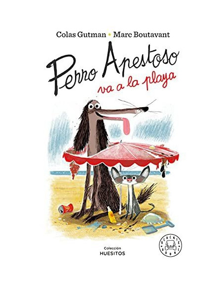 Perro apestosop en la palya