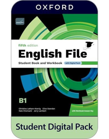 English File B1 Student and Workbook with key Fifth Edition 5a ed.
